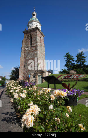 Le Pepperpot et ville sur la rivière Severn, Upton sur Severn, Worcestershire, Angleterre, Royaume-Uni, Europe Banque D'Images