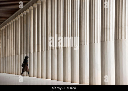 L'ancienne Agora à Athènes, Grèce Banque D'Images