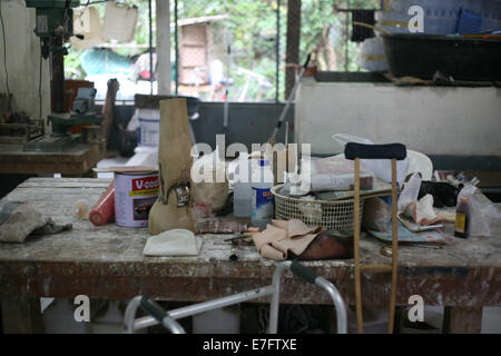 16 septembre 2014 - Mae Sot, Thaïlande - la clinique Mae Tao dans l'bordertown Mae Sot en Thaïlande où les gens des tribus des collines de Myanmar voisins peuvent obtenir toutes sortes de traitements médicaux gratuits. (Crédit Image : © Rohan Radheya/Zuma sur le fil) Banque D'Images