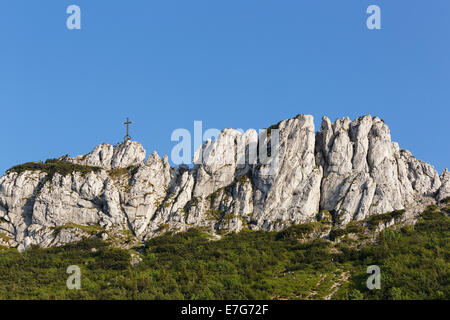 , Kampenwand Aschau im Chiemgau, Alpes de Chiemgau, Upper Bavaria, Bavaria, Germany Banque D'Images