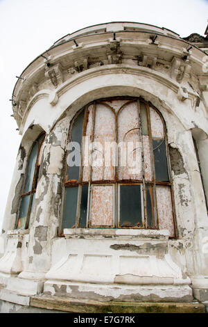 La décomposition post-communiste, détérioration, Bucarest Roumanie Banque D'Images