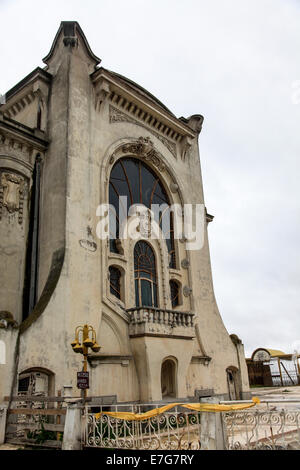 La décomposition post-communiste, détérioration, Bucarest Roumanie Banque D'Images