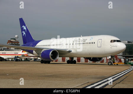 Nigéria BELLVIEW AIRLINES BOEING 767 Banque D'Images