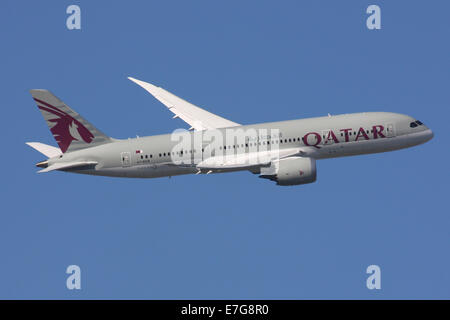 QATAR AIRWAYS Boeing 787 Dreamliner Banque D'Images