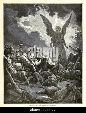 Illustration par Paul Gustave Doré (1832-1883) à partir de 1880 édition de la Bible. Voir la description pour plus d'informations. Banque D'Images