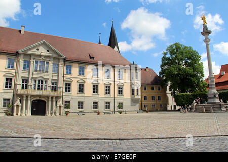 Allemagne : la résidence du Prince-évêque (Fürstbischöfliche Residenz) à Eichstätt (Bavière). Photo à partir de 18Mai 2013 Banque D'Images