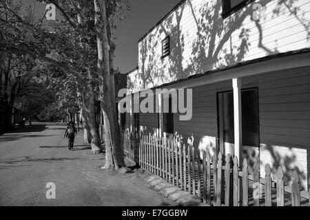 Columbia House Restaurant / Angelo's Hall, rue Principale, parc d'état historique de Columbia, Columbia, du comté de Tuolumne, Sierra Nevada f Banque D'Images