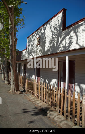 Columbia House Restaurant / Angelo's Hall, rue Principale, parc d'état historique de Columbia, Columbia, du comté de Tuolumne, Sierra Nevada f Banque D'Images