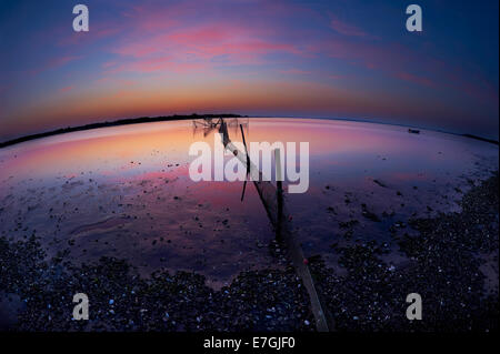 Seascape de Virksund, Viborg, Danemark Banque D'Images