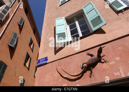 Place de la poissonnerie, Grasse, Cote d'Azur, France Banque D'Images