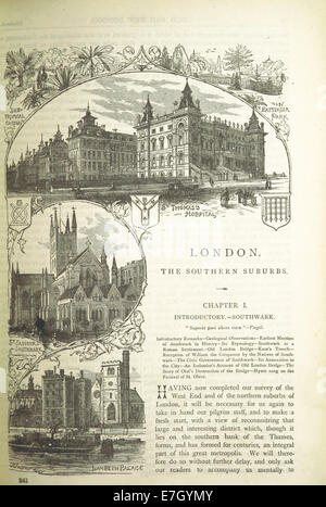 Image prise à partir de la page 609 de "Old and New London, etc' (11189891863) Banque D'Images