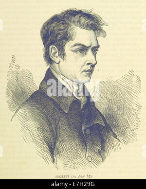 Illustration tirée de 'ONL' (1887) montrant une représentation de Hazlitt, mettant en évidence le contexte et les caractéristiques de l'époque. Banque D'Images