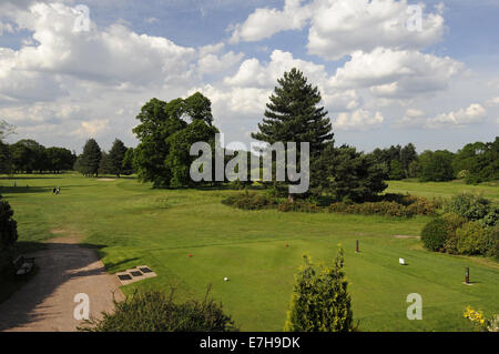 Du 1re sur le Pam Barton Royal Mid-Surrey Cours Golf Club Richmond Surrey England Banque D'Images