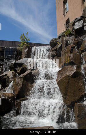 Jardin cascade, Seattle Banque D'Images