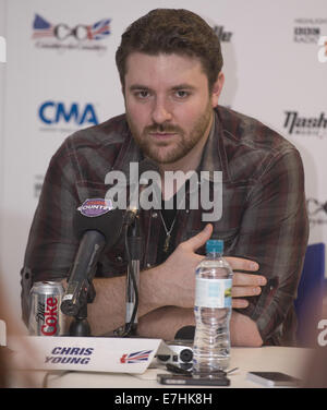 Country 2 Country Music Festival au London's O2 Arena - Jour 2 avec : Chris Young Où : London, Royaume-Uni Quand : 16 Mars 2014 Banque D'Images