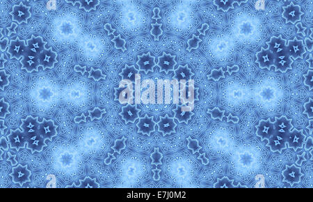 Résumé fond bleu avec étoile Banque D'Images