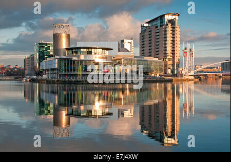 Le Lowry Centre et Théâtre, Salford, Greater Manchester, Angleterre, RU Banque D'Images