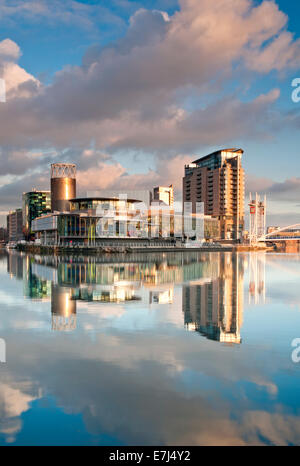 Le Lowry Centre et Théâtre, Salford, Greater Manchester, Angleterre, RU Banque D'Images