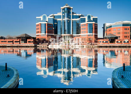 L'édifice Victoria et Érié, Salford, Greater Manchester, Angleterre, RU Banque D'Images