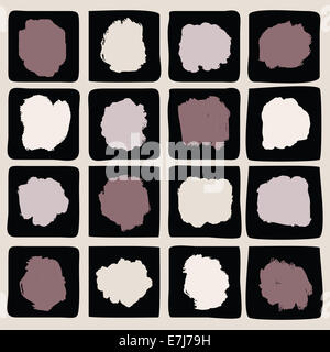 Éclaboussures d'encre. Éléments de conception grunge collection. Banque D'Images