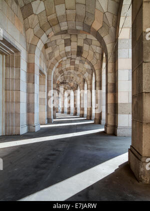 Portique, Salle des congrès du parti nazi, 1933-1945, pas terminé, Centre de documentation du parti nazi à Nuremberg, motifs rallye Banque D'Images