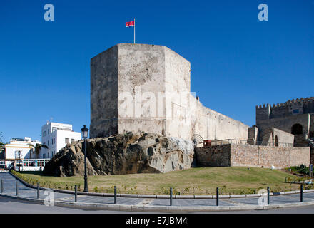 Castillo Guzmán el Bueno, Tarifa, Province de Cadix, Andalousie, Espagne Banque D'Images