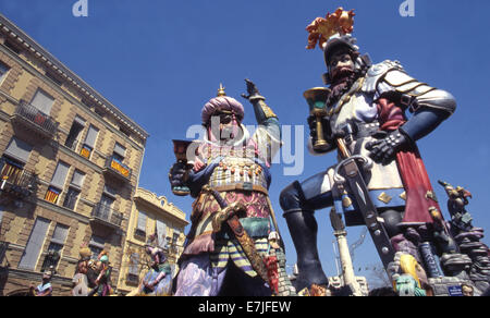 Les Fallas de Valence, célébration, Levant, Espagne Banque D'Images