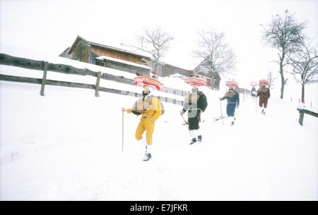 Silvesterklausen, Julian Nouvelle année, Zürich, Suisse Banque D'Images