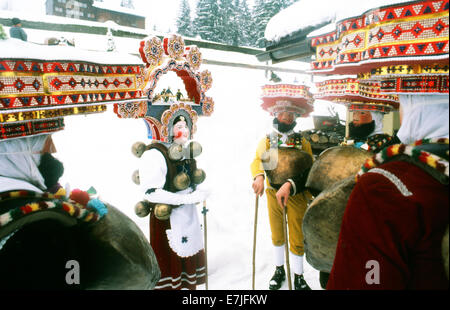 Silvesterklausen, Julian Nouvelle année, Zürich, Suisse Banque D'Images