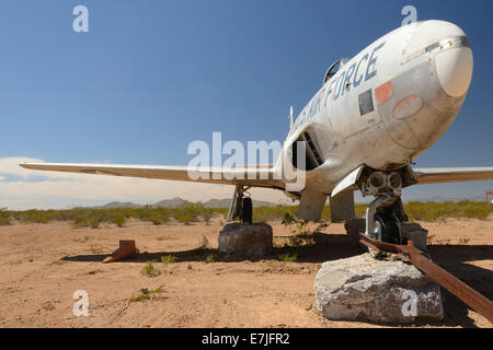 USA, United States, Amérique, Nouveau Mexique, Vérité ou conséquences, avion, historique, TOV, Banque D'Images