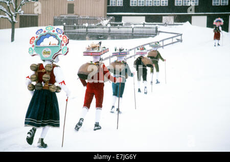 Silvesterklausen, Julian Nouvelle année, Zürich, Suisse Banque D'Images