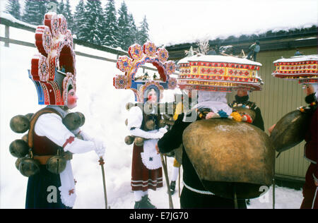 Silvesterklausen, Julian Nouvelle année, Zürich, Suisse Banque D'Images