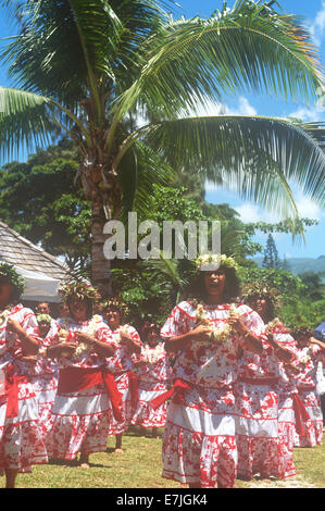 Tiare Tahiti Tiare, Jour, Papeete, Tahiti. Banque D'Images