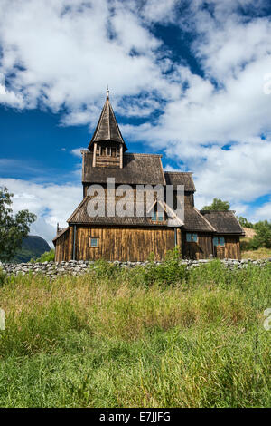 Patrimoine mondial de l'église de Urnes, Norvège Banque D'Images