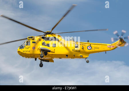 RAF Air Sea Rescue Helicopter Westland Sea King WS-61 ZH542 Banque D'Images