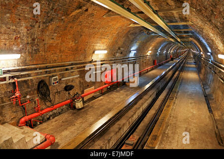 Ligne Tunnel historique à Istanbul Banque D'Images