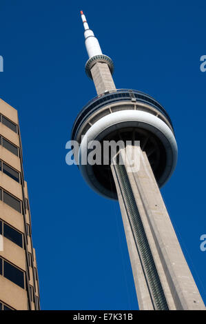 Le centre-ville de Toronto La tour CN Banque D'Images