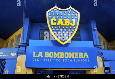 La Bombonera Club Atletico Boca Juniors La Boca Buenos Aires Argentine Banque D'Images