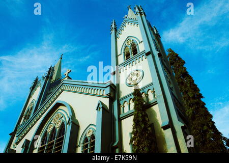 Cathédrale de l'Immaculée Conception, Puerto Princesa City, Palawan, Philippines Banque D'Images