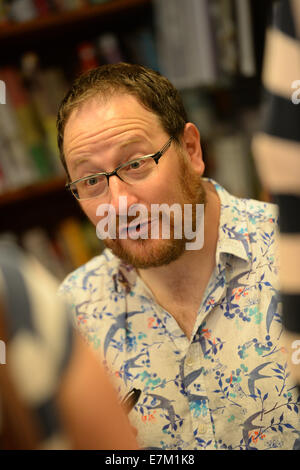 Chris Chibnall scénariste, créé hit TV BROADCHURCH série situé sur la côte ouest du Dorset, UK. Banque D'Images