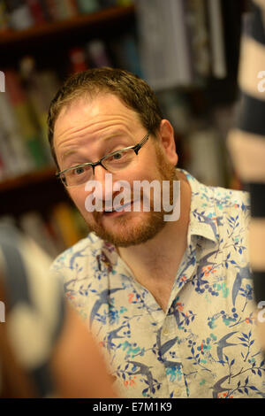 Chris Chibnall scénariste, créé hit TV BROADCHURCH série situé sur la côte ouest du Dorset, UK. Banque D'Images