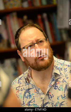 Chris Chibnall scénariste, créé hit TV BROADCHURCH série situé sur la côte ouest du Dorset, UK. Banque D'Images