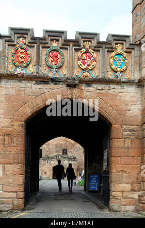 Entrée au Palais de Linlithgow. Banque D'Images