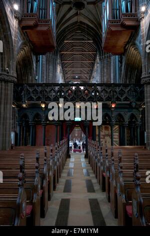 Vue de l'intérieur de la cathédrale de Glasgow Banque D'Images