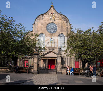 Canongate Kirk Edimbourg en Ecosse Banque D'Images