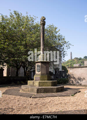 Mercat Cross 1128 Canongate Edimbourg en Ecosse Banque D'Images