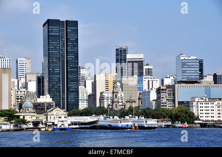 Horizon, quartier Centro, Rio de Janeiro, Brésil Banque D'Images