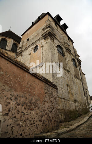 Eglise Saint Aignan en Place Saint Aignan, Chartres, Eure et Loir, Centre, France Banque D'Images