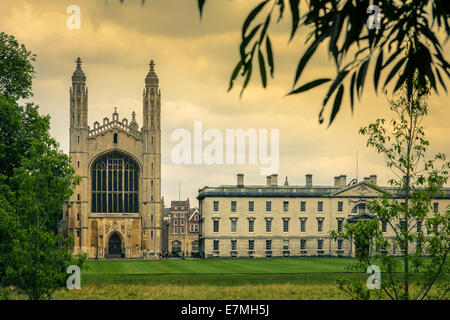 Paysage de l'architecture, à l'Université de Cambridge. Banque D'Images