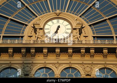 À Budapest Keleti railway station Banque D'Images